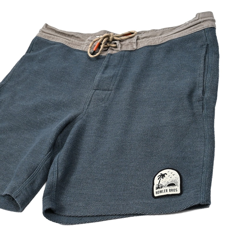 Howler Brothers Shorts Mens 32 Blue Tranquilo Chillshorts Fleece Surf Lounge